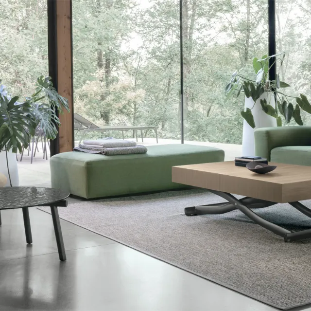 Tavolino trasformabile Dione Wood di Target Point