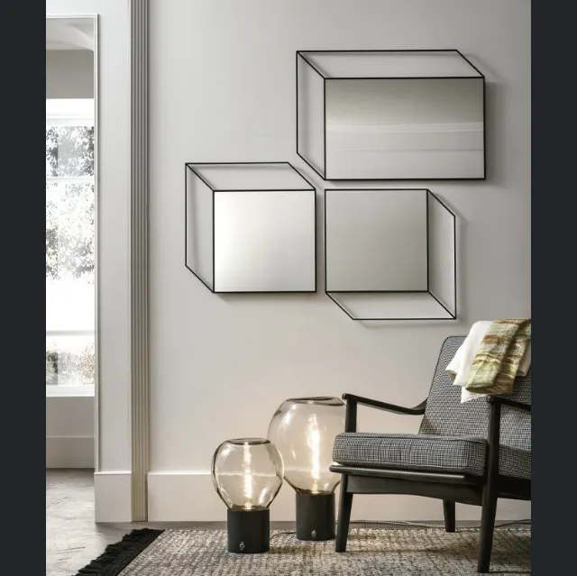 Specchi Sguardo con cornice in metallo di Target Point