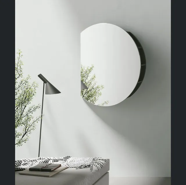 Specchio rotondo con compartimento laterale Token di Target Point