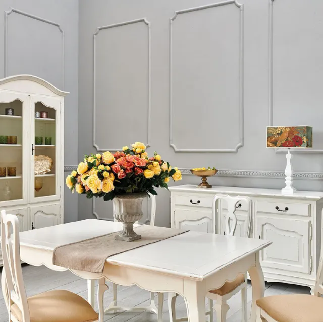 Madia Classico in legno laccato bianco di Salaiolo