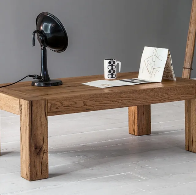 Tavolino Brooklyn in legno di Rovere massello di Devina Nais