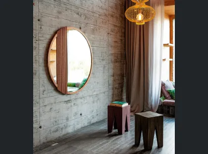Specchio Zero 16 Rotondo di Devina Nais