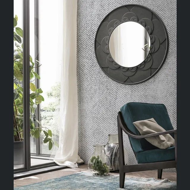 Specchiera Flower con cornice in poliuretano verniciato di Target Point