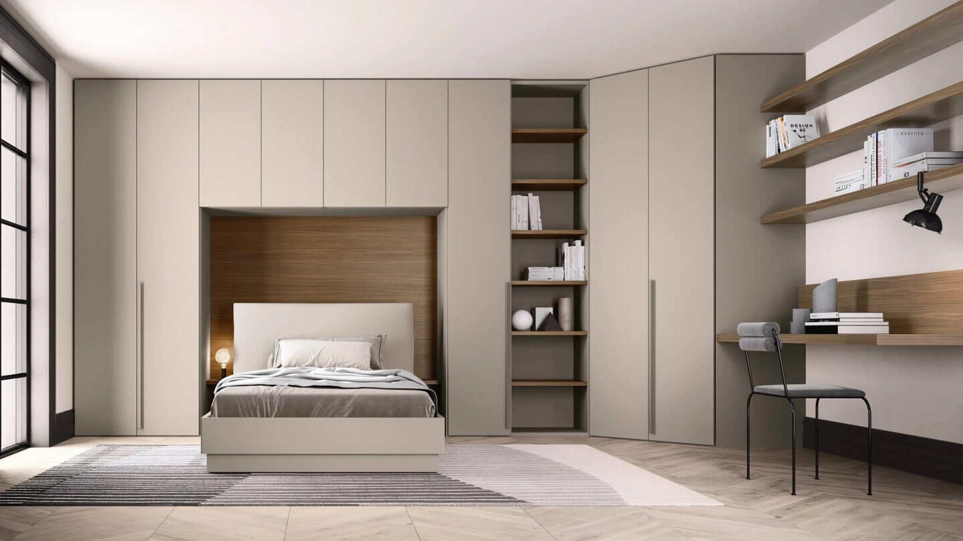 Armadio battente a ponte Alterna SM2015 di Zalf