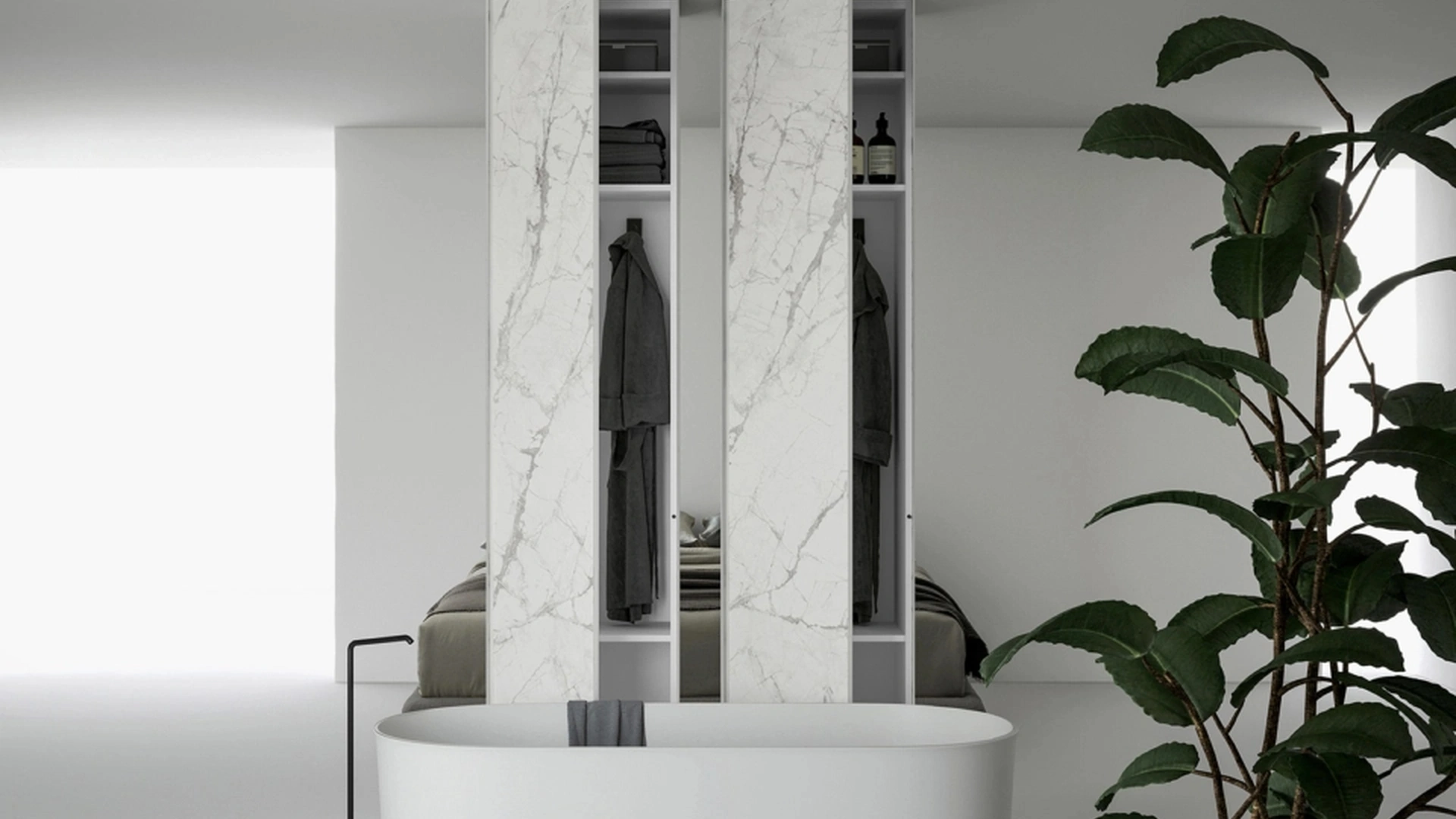 Armadio Freedhome Pilastri Bifacciali di Caccaro