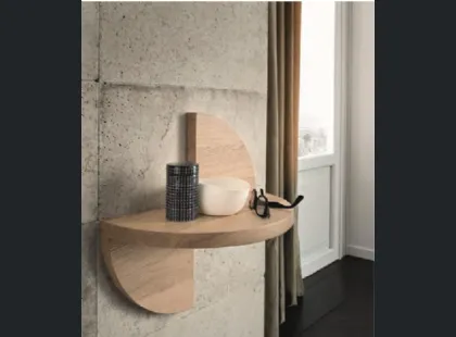 Comodino Petalo in legno massello di Alta Corte