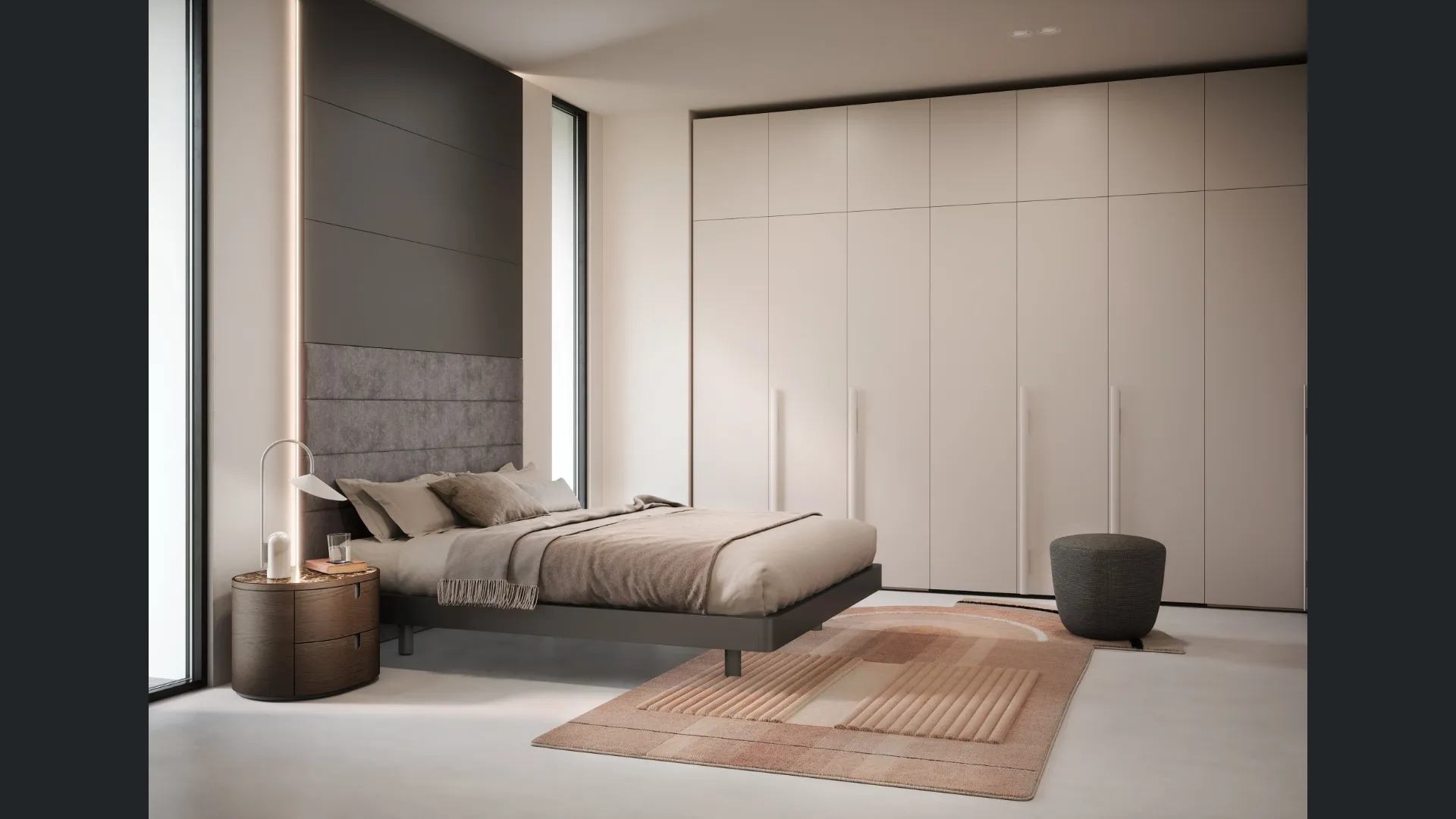 Comodino in legno Vesta di Novamobili