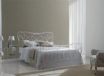 Letto in ferro battuto con testiera Altea di Bontempi