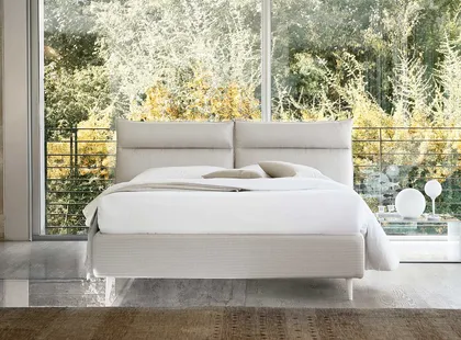 Letto con contenitore Cefalù di Noctis