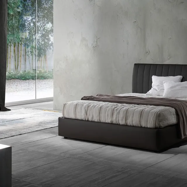 Letto in tessuto con contenitore Rulers di Excò