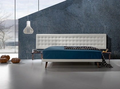 Letto in vellutino Twist Lersa 290 di Excò