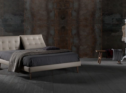 Letto in vellutino imbottito Zoè Quattro Ring 14 di Excò