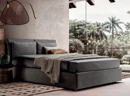 Letto con contenitore Holiday di Rigosalotti