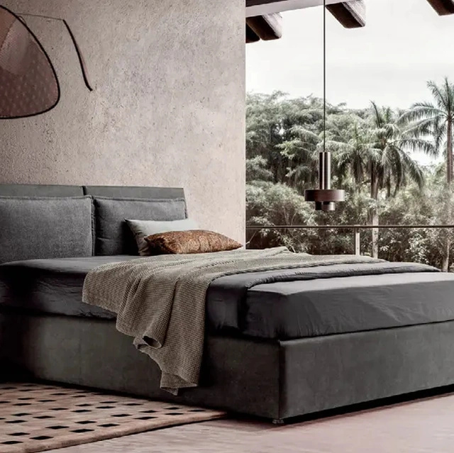 Letto con contenitore Holiday di Rigosalotti