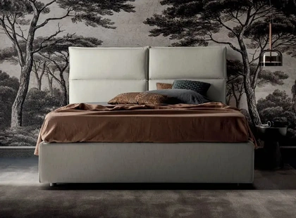 Letto matrimoniale con contenitore Megan di Rigosalotti