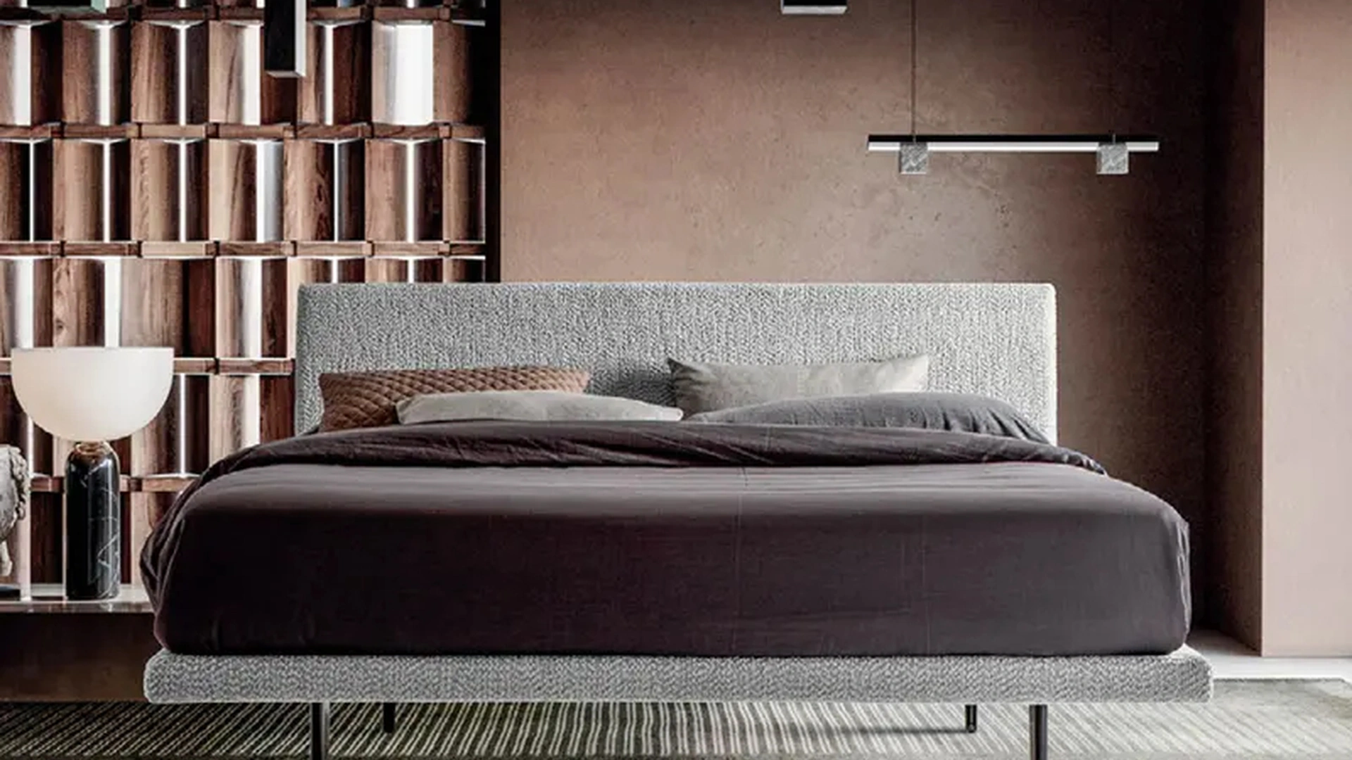 Letto in tessuto Pileo di Rigosalotti