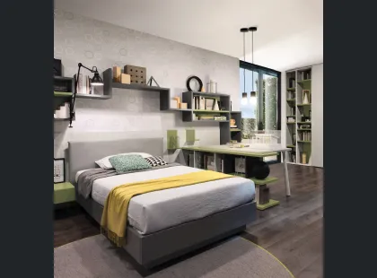Letto singolo Bed 45 di Zalf