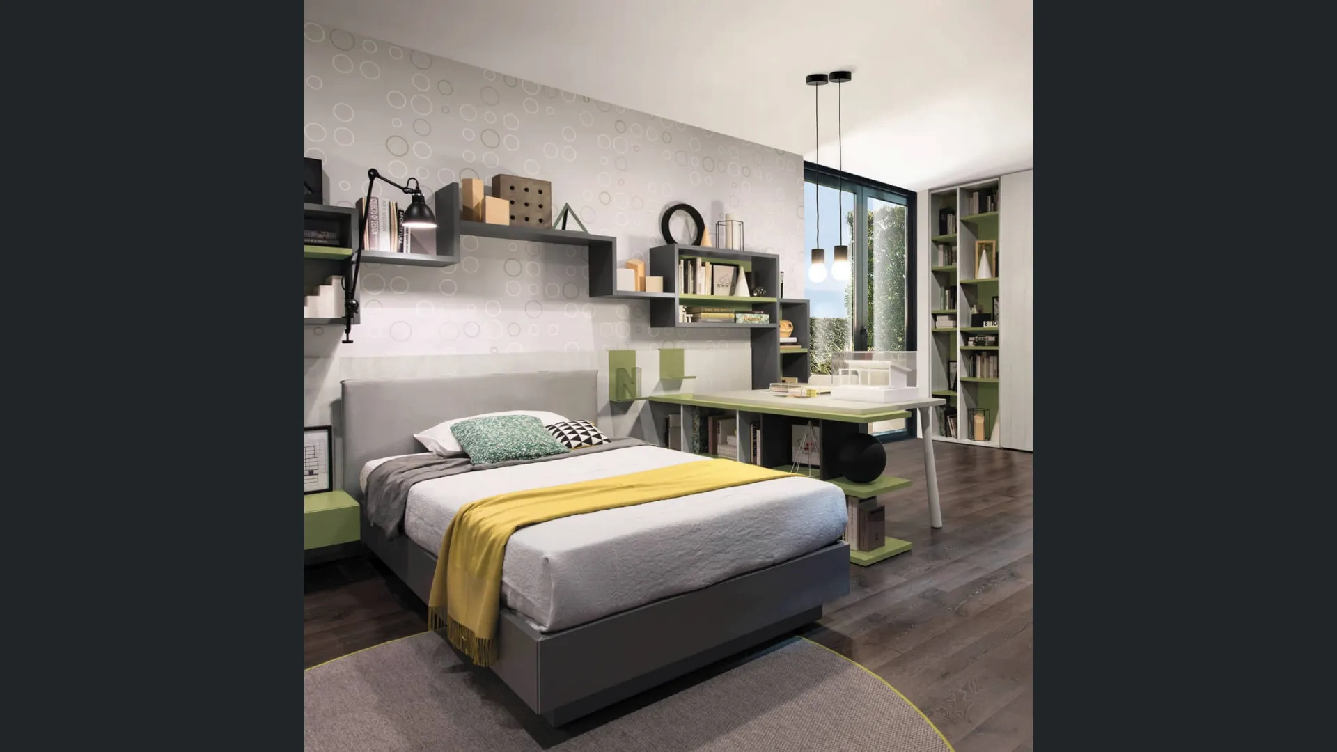 Letto singolo Bed 45 di Zalf