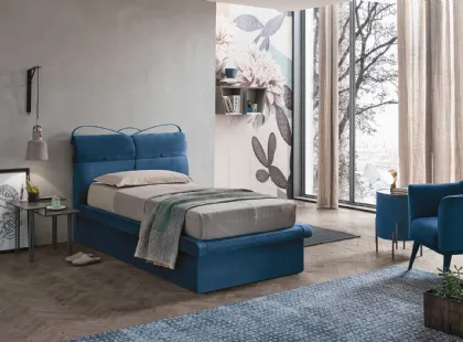 Letto singolo Corfù Plus con box contenitore di Target Point