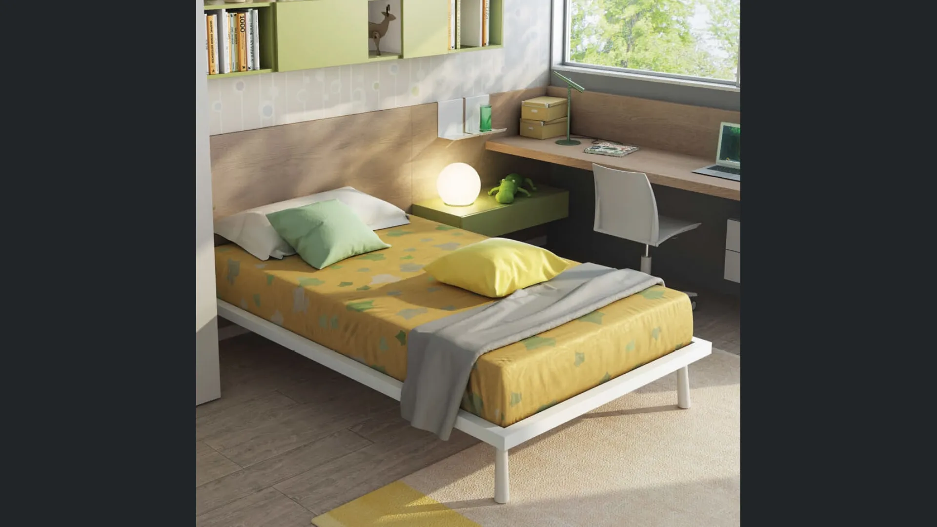 Letto singolo Minimal di Zalf