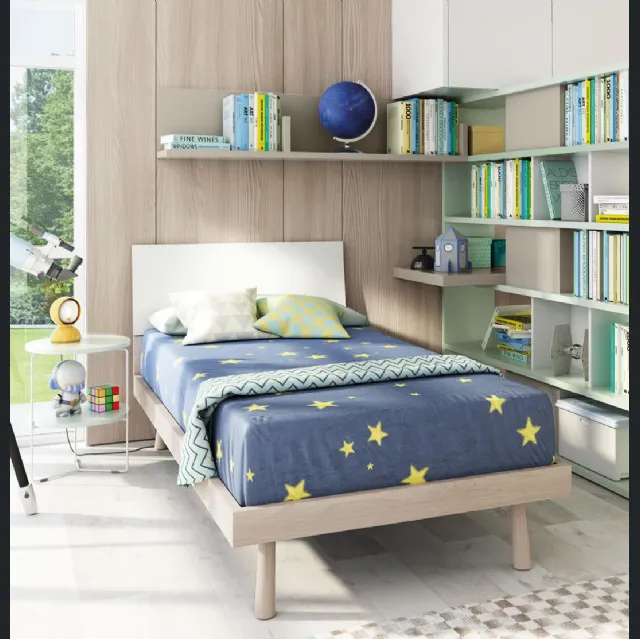 Letto singolo Raster di Zalf