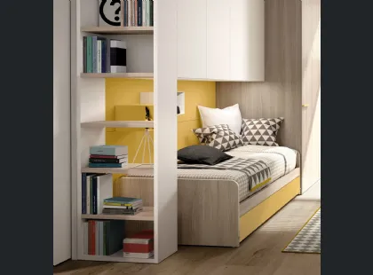 Letto Singolo Sandwich Line di Zalf