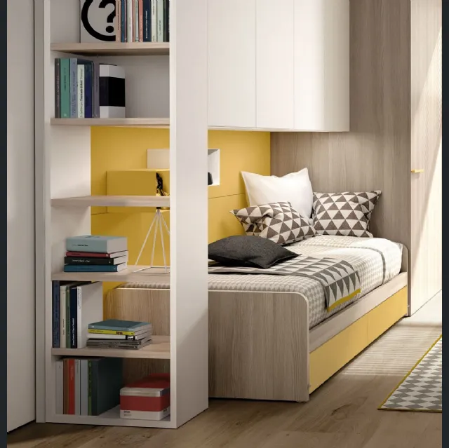 Letto Singolo Sandwich Line di Zalf