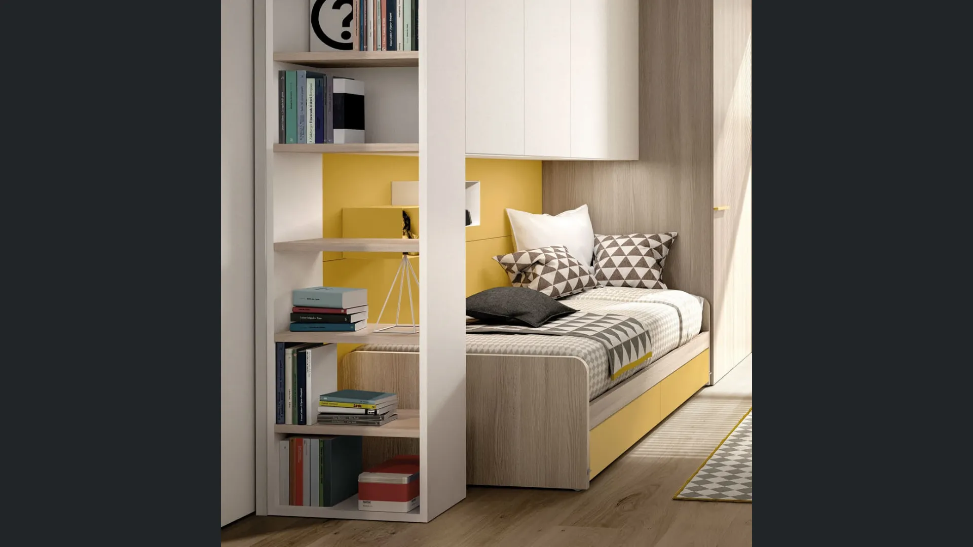 Letto Singolo Sandwich Line di Zalf