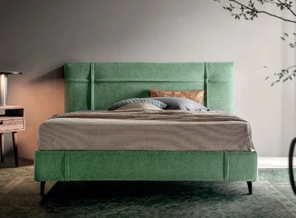 Letto imbottito Valky di Rigosalotti