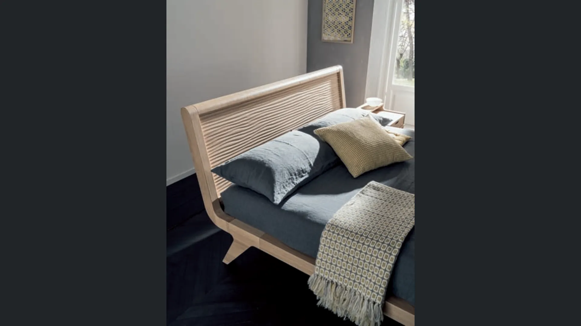 Letto in legno con testiera Willow di Alta Corte