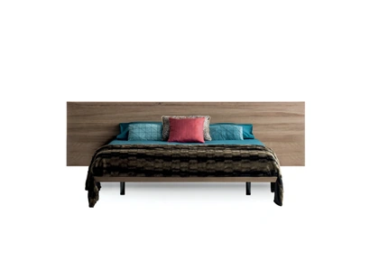 Letto Zen con testiera effetto sospesa di Devina Nais