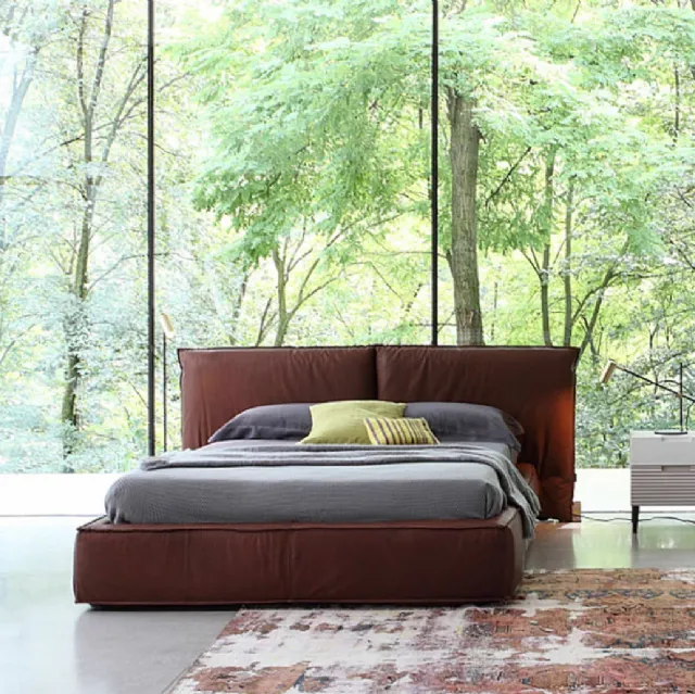 Letto imbottito Zero16 di Devina Nais