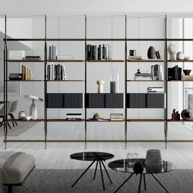Libreria Charlotte a soffitto 3 di Bontempi