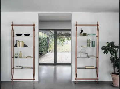 Libreria Charlotte a parete 2 di Bontempi