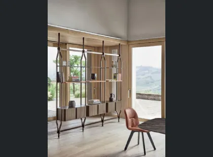 Libreria Charlotte a soffitto 2 di Bontempi