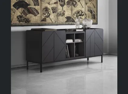Madia Pica Legno Laccato Decorato 2 di Bontempi