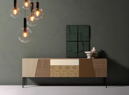 Madia Zero16 con Decoro in Rovere massello di Devina Nais
