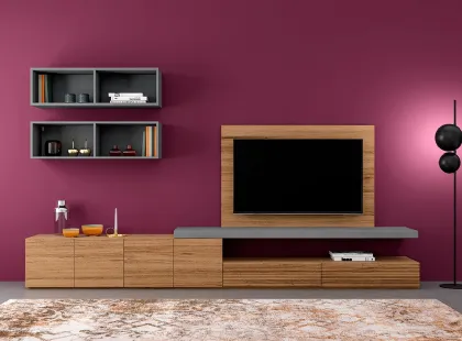 Parete attrezzata Zero 16 L15 di Devina Nais