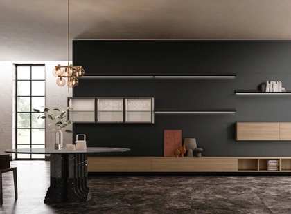 Parete Attrezzata SpaceMakers day SM2225 di Zalf