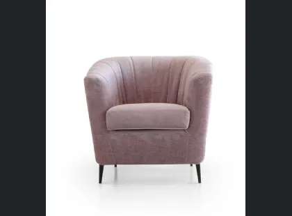 Poltroncina in pelle Ada di Aerre