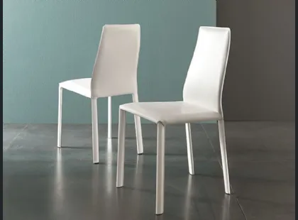Sedia moderna in cuoio Hippo di Altacom