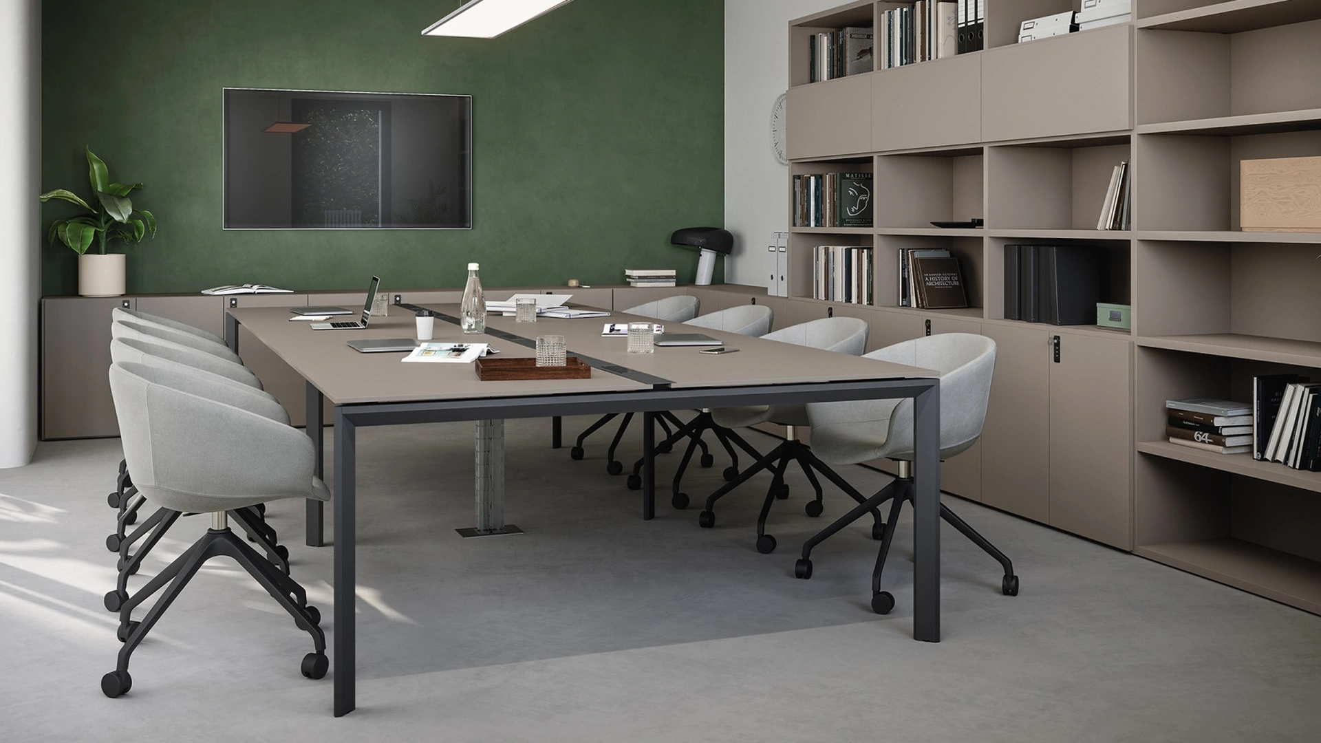 Sedia Operativa Cannes in tessuto di Cinquanta3